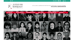 Desktop Screenshot of justiceforkhojaly.org