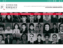 Tablet Screenshot of justiceforkhojaly.org